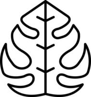 Philodendron Vector Icon