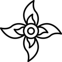 Plumeria Vector Icon