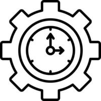 Time Management Vector Icon