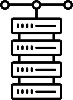 icono de vector de base de datos