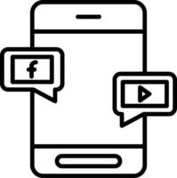 Social Media Vector Icon