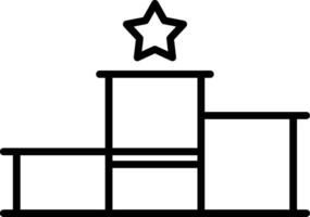 Podium Vector Icon