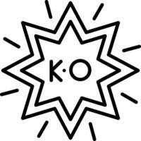 Ko Vector Icon
