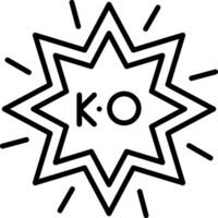 Ko Vector Icon