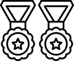 icono de vector de medallas