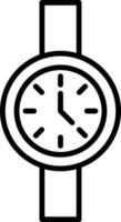 reloj, vector, icono vector