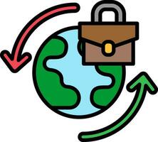 trabajo vector icono