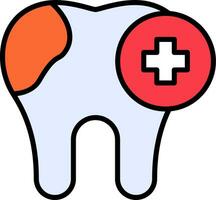 dental chequeo vector icono