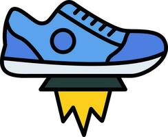 Flying Shoes Vector Icon