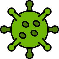 icono de vector de virus