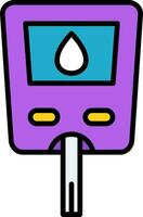 Glucose Meter Vector Icon