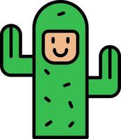 icono de vector de cactus