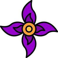 plumeria vector icono