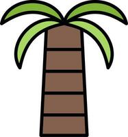 Coconut Palm Vector Icon