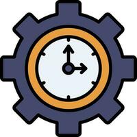 icono de vector de gestión de tiempo