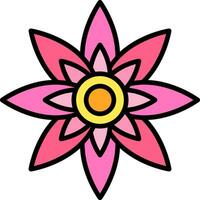 Lotus Flower Vector Icon