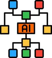 Artificial Intelligence Vector Icon