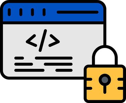 icono de vector de seguridad
