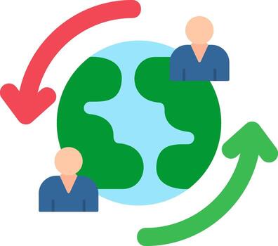 Migration Vector Icon