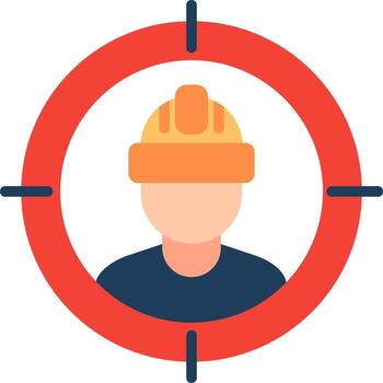 icono de vector de destino