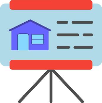 icono de vector de presentación