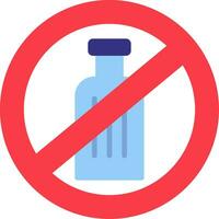 No Alcohol Vector Icon