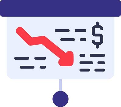 icono de vector de presentación