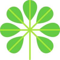Dwarf Schefflera Vector Icon