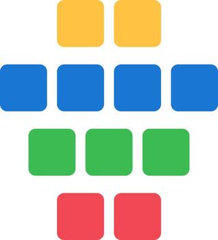 icono de vector de datos estructurados