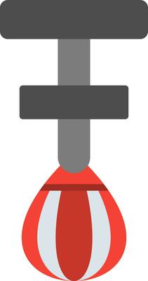 Punching Ball Vector Icon