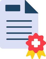 Medical Certificate Vector Icon