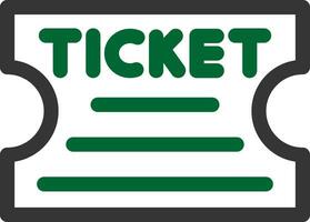 Ticket Creative Icon Design vector