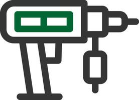 Drilling Machine Creative Icon Design vector