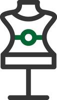 Mannequin Creative Icon Design vector
