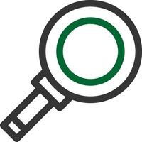 Magnifying Creative Icon Design vector