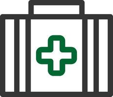 First Aid Kit Creative Icon Design vector