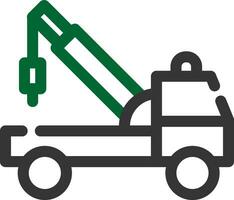 Tow Truck Creative Icon Design vector