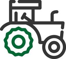 diseño de icono creativo de tractor vector