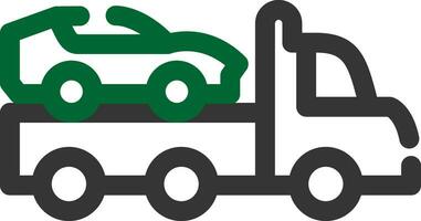 Tow Truck Creative Icon Design vector