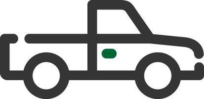 Pickup Truck Creative Icon Design vector