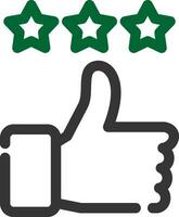 Thumbs Up Creative Icon Design vector