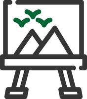 Canvas Creative Icon Design vector