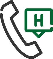 Emergency Call Creative Icon Design vector