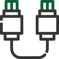 diseño de icono creativo de conexión usb vector