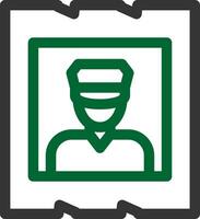 Wanted Creative Icon Design vector