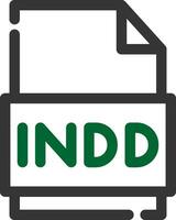 Indd File Creative Icon Design vector