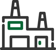 Recycling Plant Creative Icon Design vector