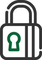 Padlock Creative Icon Design vector