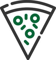 diseño de icono creativo de pizza vector