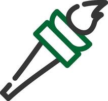 Torch Creative Icon Design vector